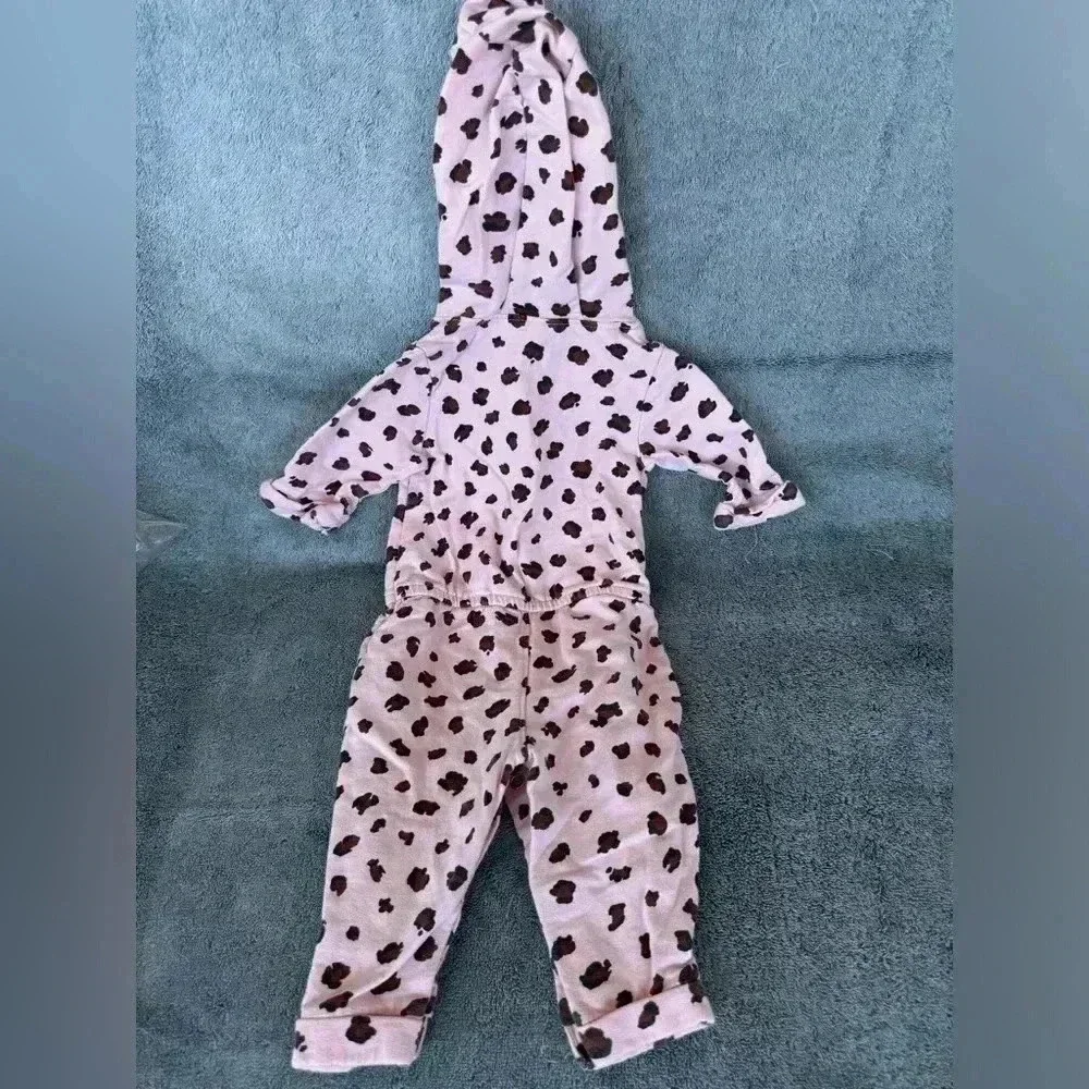 Carter’s Jumpsuit Pink and Cheetah Print 6m